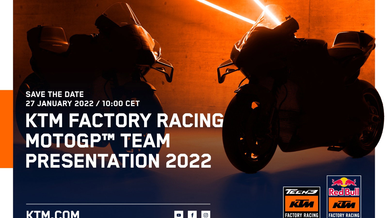 LANGSUNG: Launching Red Bull KTM dan Tech3 KTM Musim 2022